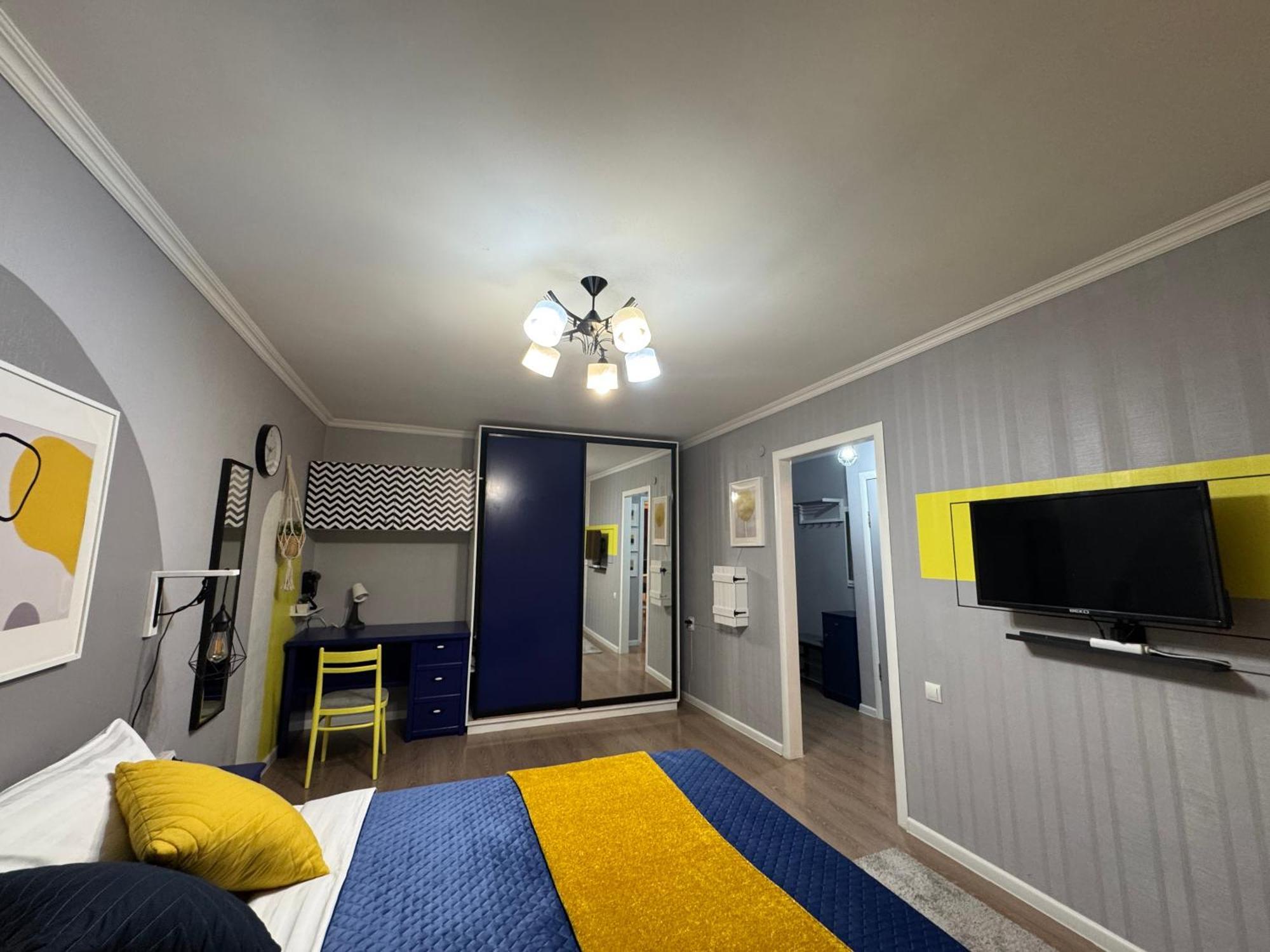 Almatyda На Басенова Apartman Szoba fotó